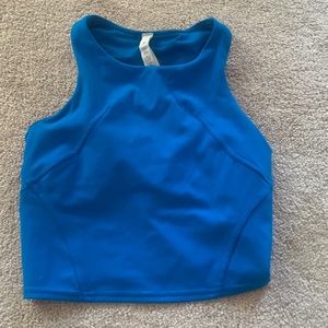 Lululemon Invigorate Train Tank Top: Color: Poolside, Cropped.